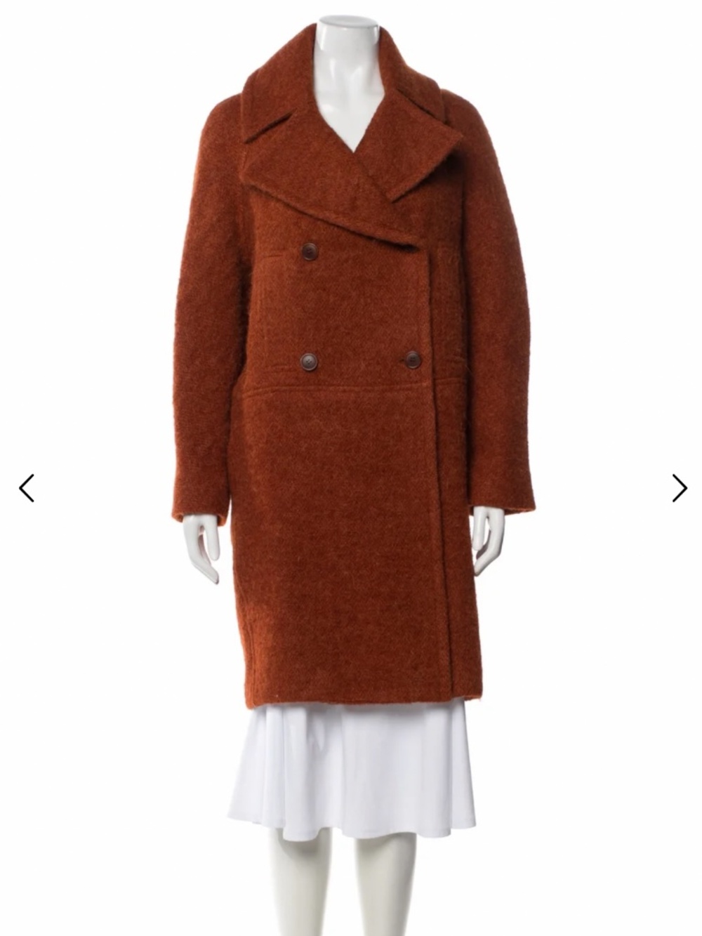 Martin Grant Designer Orange Coat